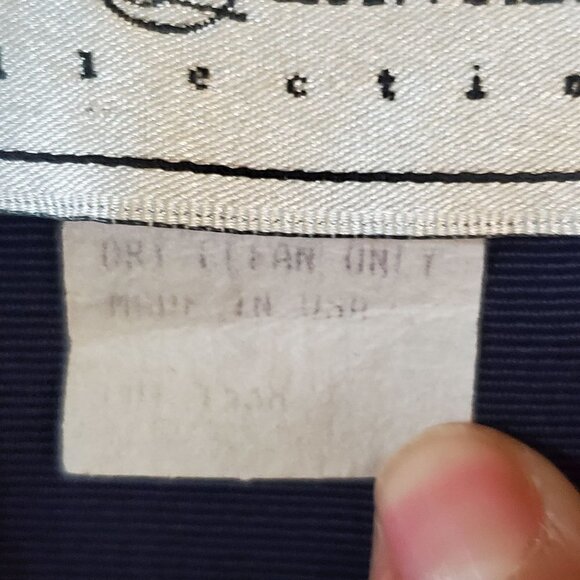 Maggie Lawrence Vintage Nautical Sailor Double Breated Blazer Size 12 - Picture 8 of 8